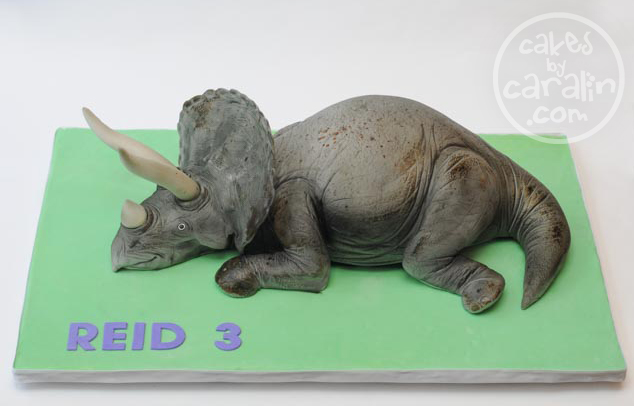 Triceratops Cake – Cakes By Caralin Triceratops Cake – Cakes By Caralin